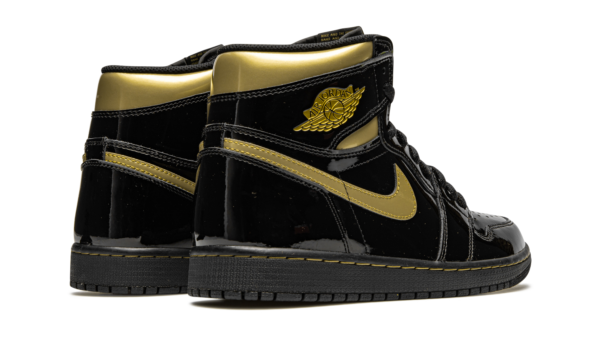 Air Jordan 1 Retro High OG "Black Metallic Gold" 555088 032