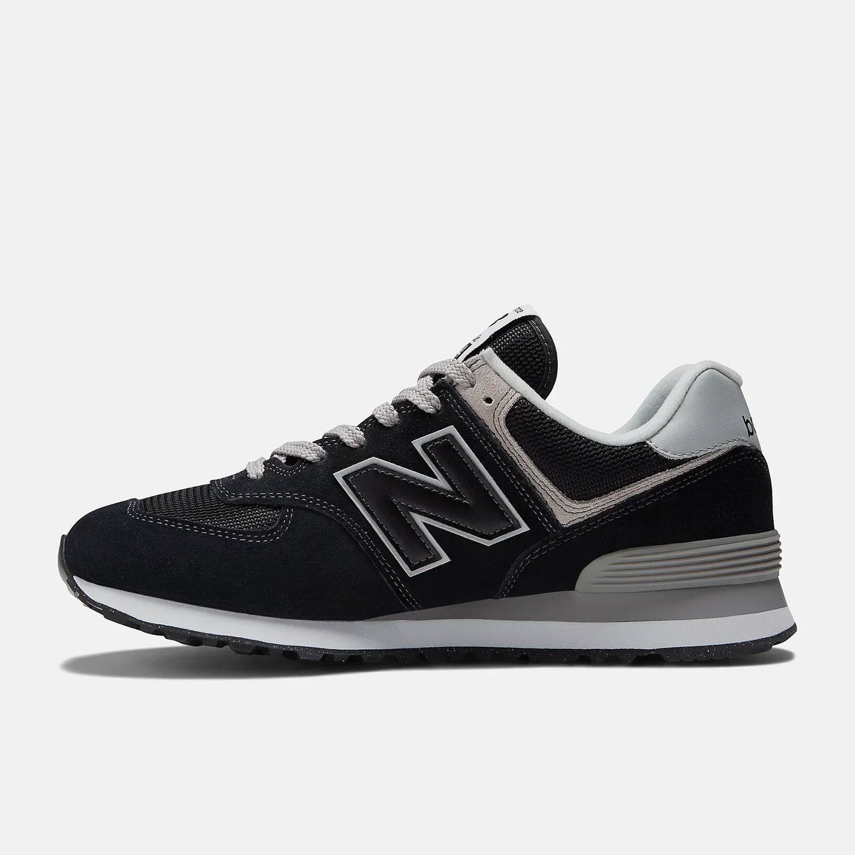 New Balance Men's 574 Core Shoes - Black/White