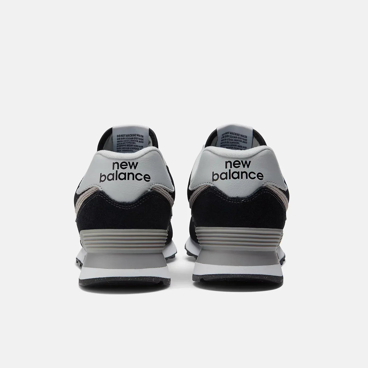 New Balance Men's 574 Core Shoes - Black/White